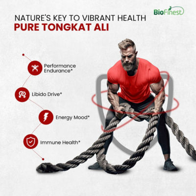 Biofinest 東革阿里 500 毫克瑪卡人蒺藜男士補充劑（180 粒素食膠囊） 5