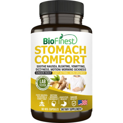 Biofinest 胃部舒緩生薑補充劑（60粒素食膠囊） 1