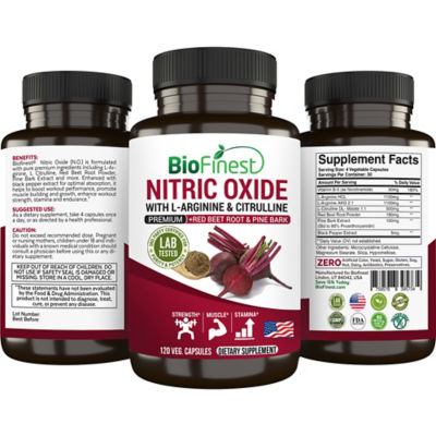 Biofinest N.O. 一氧化氮補充劑（120粒膠囊） 2