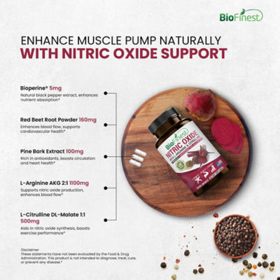 Biofinest N.O. 一氧化氮補充劑（120粒膠囊） 8