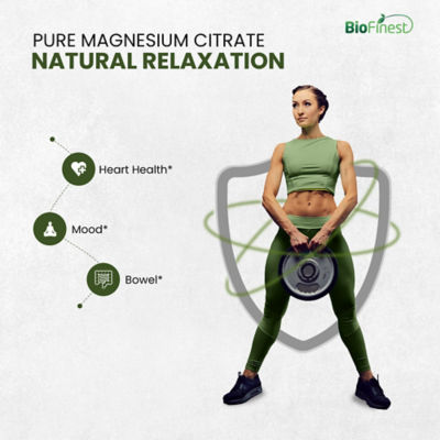 Biofinest Magnesium Citrate Supplement (120 Veg. Capsules) 5