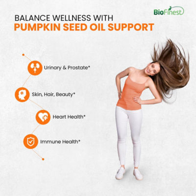 Biofinest 南瓜籽油補充劑（90粒軟膠囊） 5