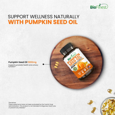 Biofinest 南瓜籽油補充劑（90粒軟膠囊） 7