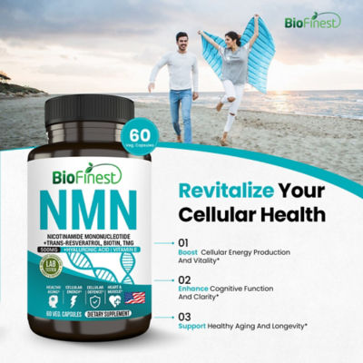 Biofinest NMN 增補劑 15000mg（60 粒素食膠囊） 6