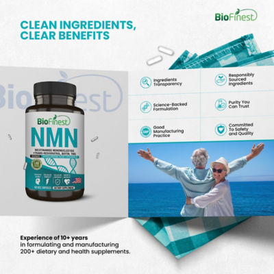 Biofinest NMN 增補劑 15000mg（60 粒素食膠囊） 9