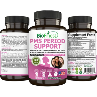 Biofinest PMS經期支持補充品（90粒素食膠囊） 2