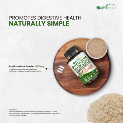 Biofinest 洋車前子殼膠囊補充劑（120粒素食膠囊） 7
