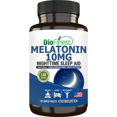 Biofinest 褪黑素10毫克補充劑（120片包衣片） 1