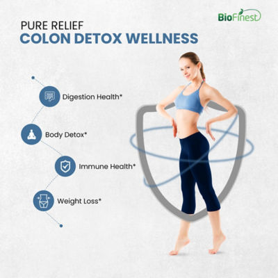 Biofinest Colon Detox Probiotics Enzyme Weight Loss Bloating (120 Veg. Capsules) 5