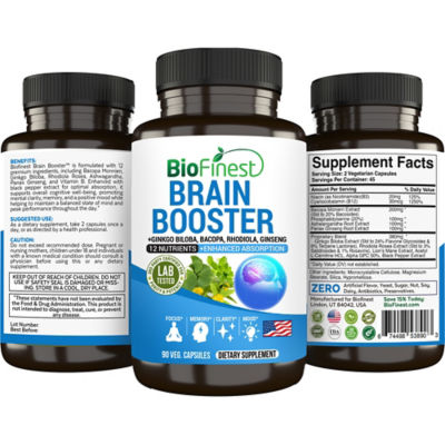 Biofinest 脑力增强补充剂（90 粒素食胶囊） 2