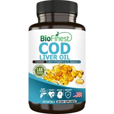 Biofinest 鱈魚肝油 1000 毫克（120 粒軟膠囊） 1