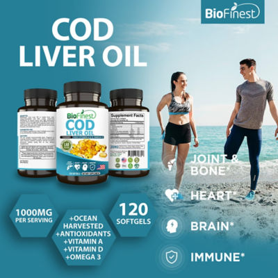 Biofinest 鱈魚肝油 1000 毫克（120 粒軟膠囊） 3