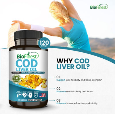 Biofinest 鱈魚肝油 1000 毫克（120 粒軟膠囊） 6