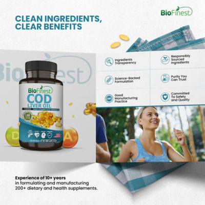 Biofinest 鱈魚肝油 1000 毫克（120 粒軟膠囊） 9