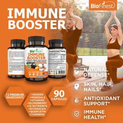 Biofinest 免疫增強補充劑（90 粒素食膠囊） 3