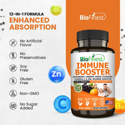 Biofinest 免疫增強補充劑（90 粒素食膠囊） 8