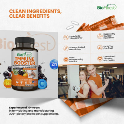 Biofinest 免疫增強補充劑（90 粒素食膠囊） 9