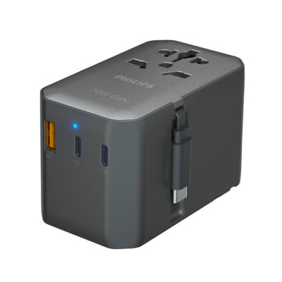 Philips Travel Worldwide Charger Adapter 70W Fast Charge 4