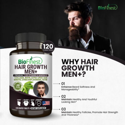 Biofinest 男士生髮補充品（120 片包衣片） 6