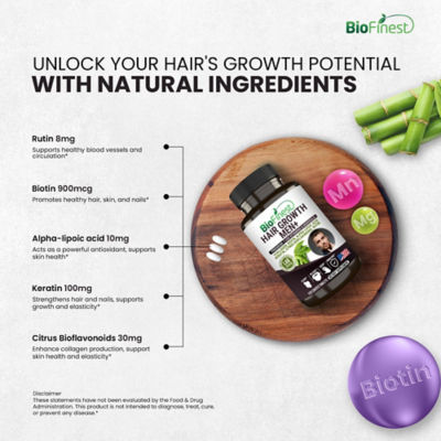 Biofinest 男士生髮補充品（120 片包衣片） 7