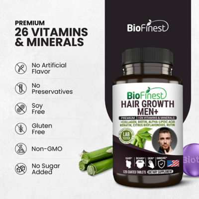 Biofinest 男士生髮補充品（120 片包衣片） 8
