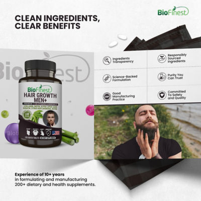 Biofinest 男士生髮補充品（120 片包衣片） 9