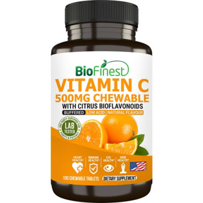 Biofinest 緩衝型維生素 C 500 毫克補充劑（100 片咀嚼錠） 1