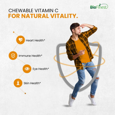 Biofinest 緩衝型維生素 C 500 毫克補充劑（100 片咀嚼錠） 5