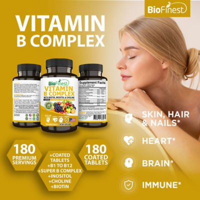 Biofinest 維生素 B 群補充劑（180 片包衣片） 3