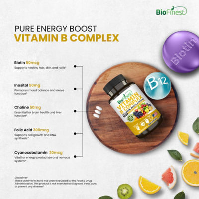 Biofinest 維生素 B 群補充劑（180 片包衣片） 7
