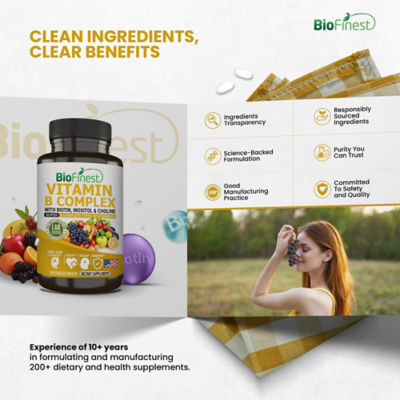 Biofinest 維生素 B 群補充劑（180 片包衣片） 9