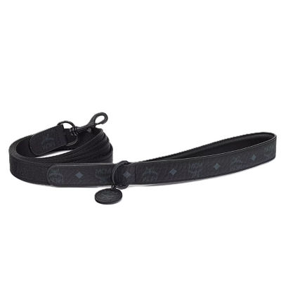 MCM Pet Leash in Visetos (Black) 1