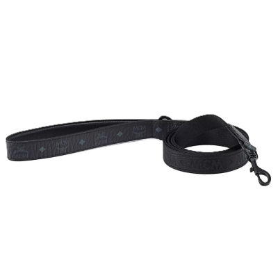 MCM Pet Leash in Visetos (Black) 2