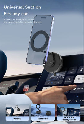 Skyzer MAC101 Magnetic Vacuum & Adhesive Suction Phone Mount 16