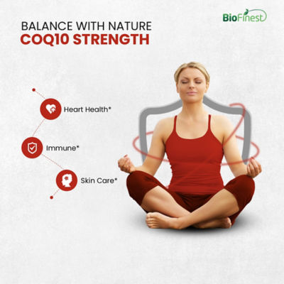 Biofinest CoQ10 辅酶Q10 100毫克补充剂（120 粒素食胶囊胶囊) 5