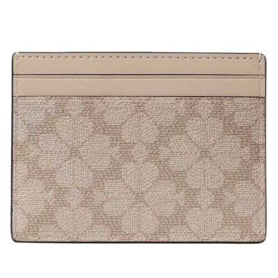 KATE SPADE Spade Flower Small Slim Card Holder Dark Beige KN761 4