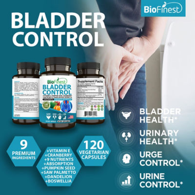 Biofinest膀胱控制補充劑（120粒素食膠囊） 3