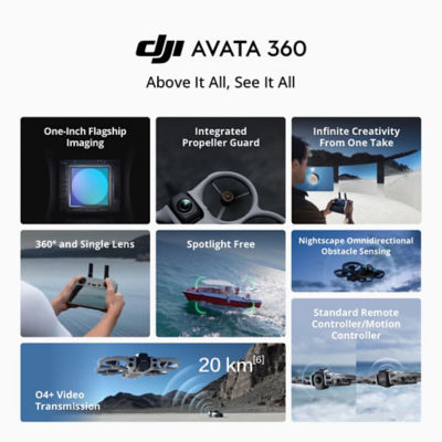 DJI Avata 360 Drone - Motion Fly More Combo (DJI Goggles N3) 10