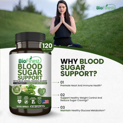 Biofinest血糖支持补充剂（120 粒素食胶囊） 5