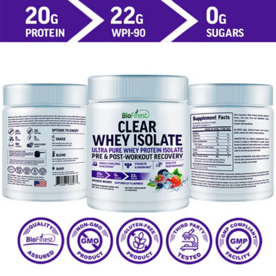 Biofinest 混合莓果味透明乳清分離蛋白粉 2