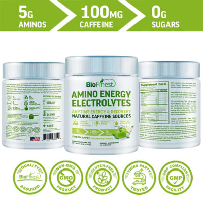 Biofinest 青蘋果胺基酸能量電解質 BCAA 肌肉補水 2