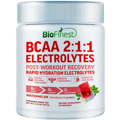 Biofinest 西瓜口味 BCAA 2:1:1 電解質粉 肌肉補水 1