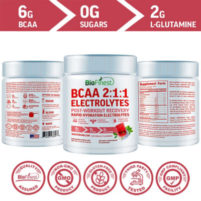 Biofinest 西瓜口味 BCAA 2:1:1 電解質粉 肌肉補水 2