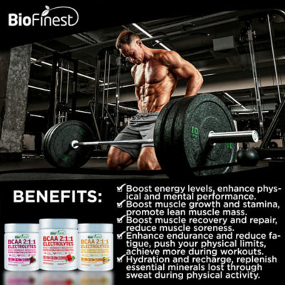 Biofinest 西瓜口味 BCAA 2:1:1 電解質粉 肌肉補水 5