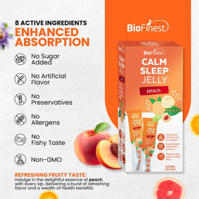 Biofinest 舒緩睡眠啫咖哩補充劑 6