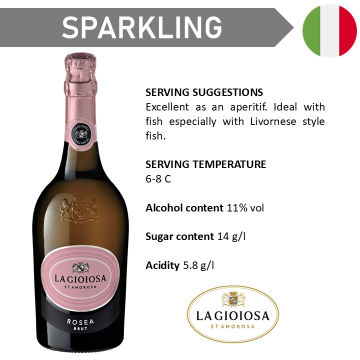La Gioiosa [Bundle of 6] La Gioiosa Rose Sparkling Italian - Sparkling Wine 3