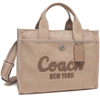 Buy COACH Cargo Tote Bag Dark Natural CP158 Online in Singapore