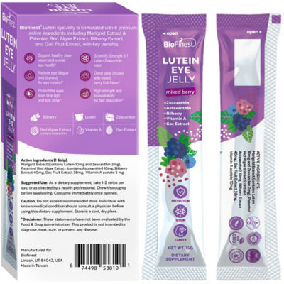 Biofinest Lutein Eye Jelly Supplement 3