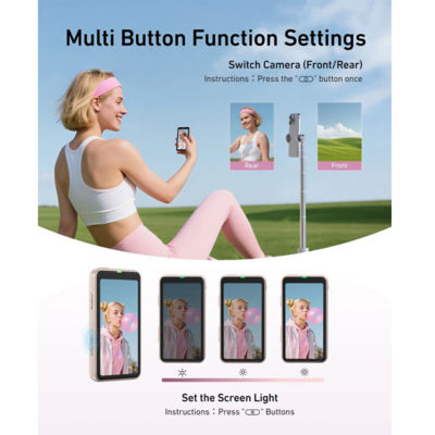 Telesin Magnetic Selfie & Vlog Monitor Screen for Phone 8