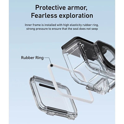 Telesin 60m Waterproof Case For DJI Osmo Action 6 7